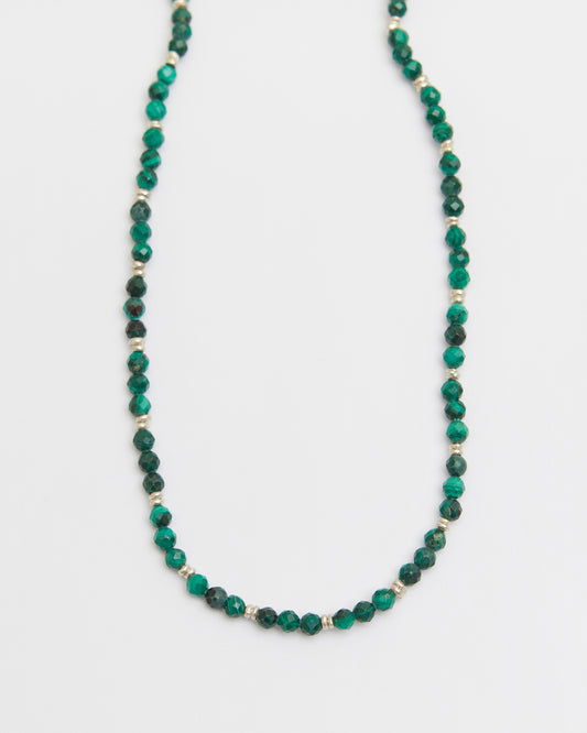 N395 - evergreen beaded strand