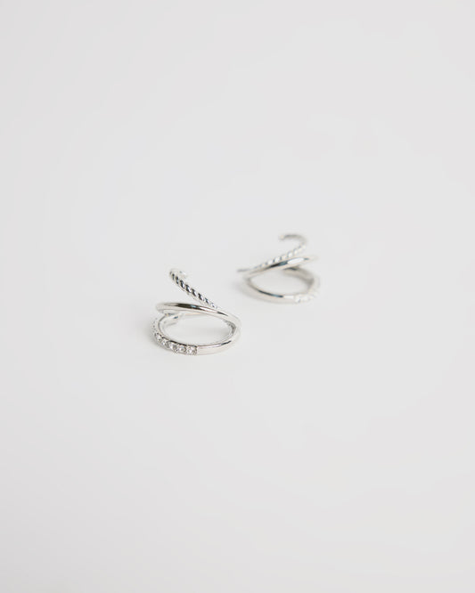 sparkle drop stud earring – dressy sparkle for day or night | HANNA543