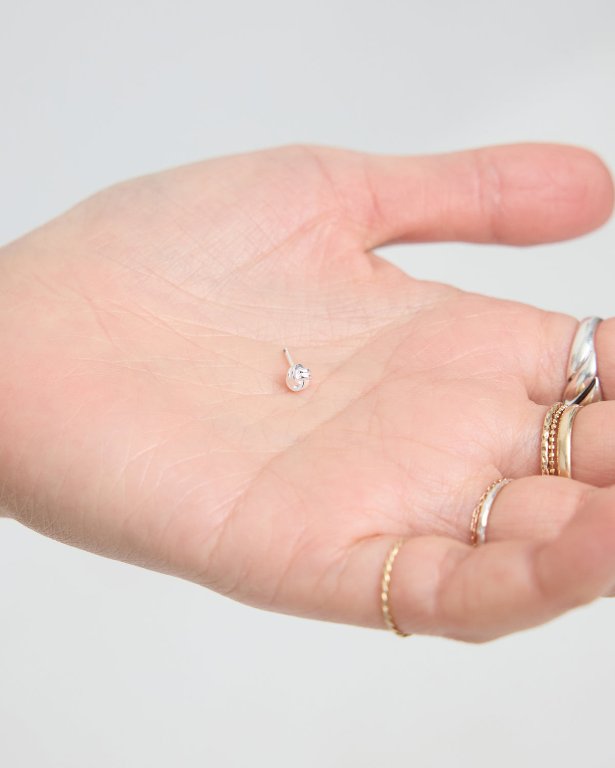 E1021 silver ball piercing in 925 sterling silver by HANNA543